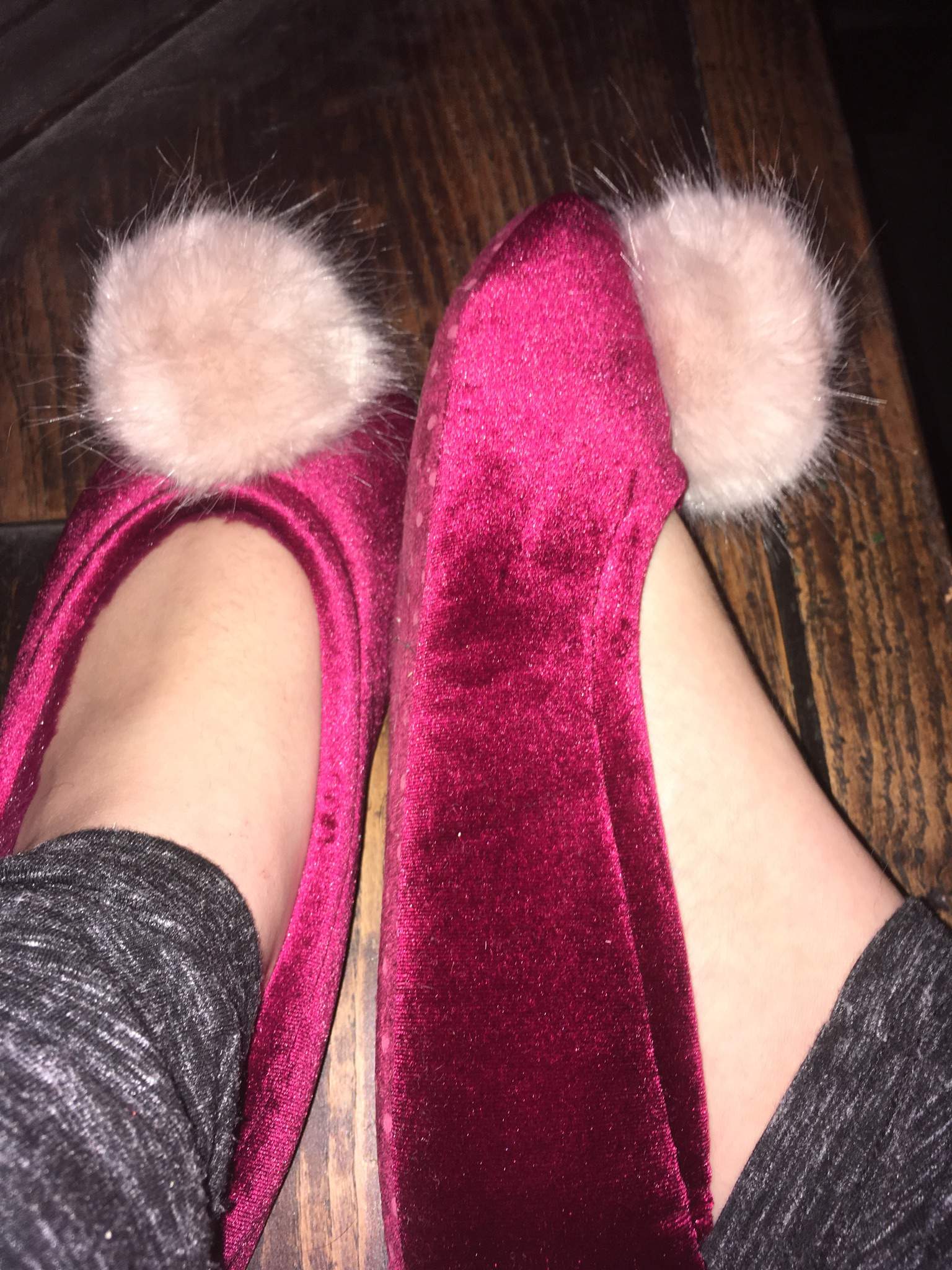 pink diamond slippers