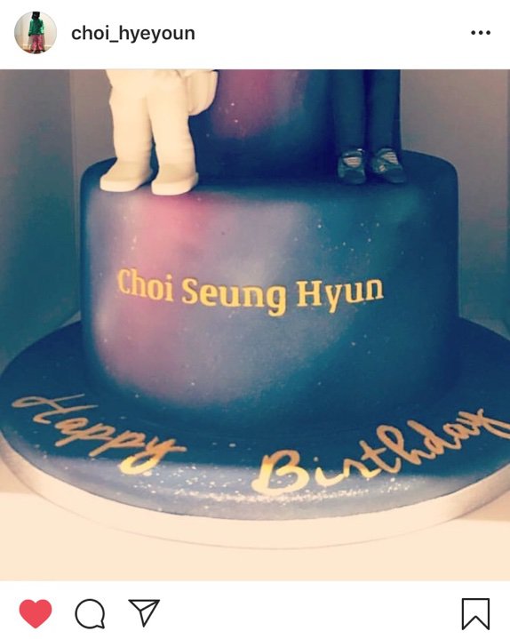 New Instagram Birthday Cake Top S Sister Ig Post Of His Birthday Cake Big Bang Amino Amino