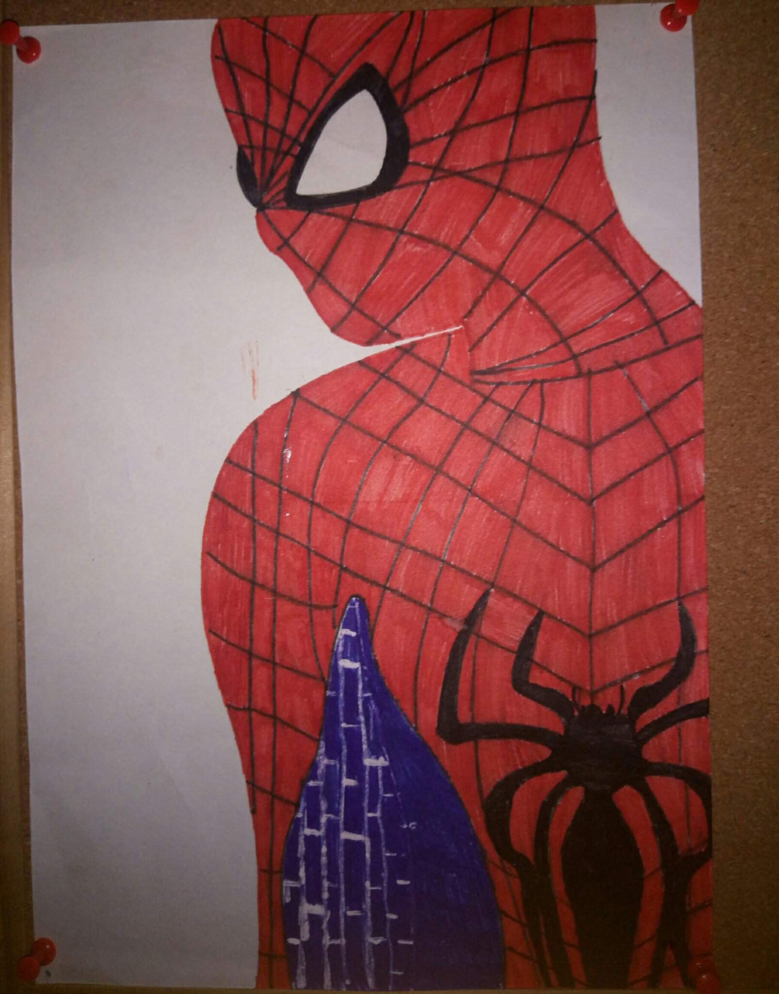 Красивые рисунки человека паука