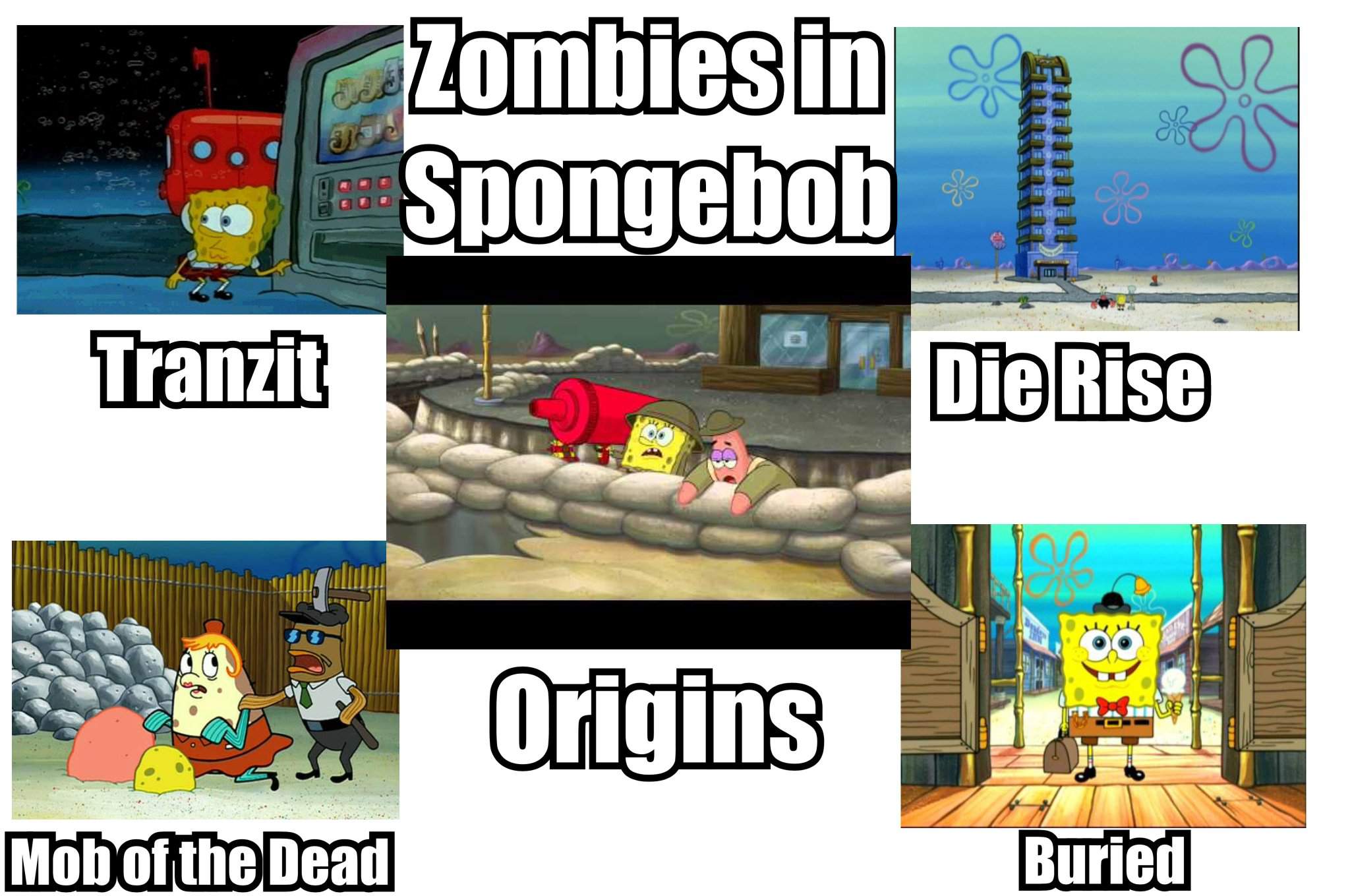 spongebob call of duty zombies game
