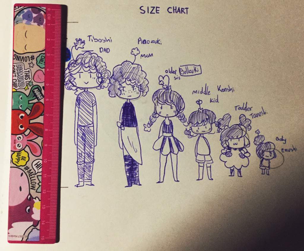 Doodle Size Chart