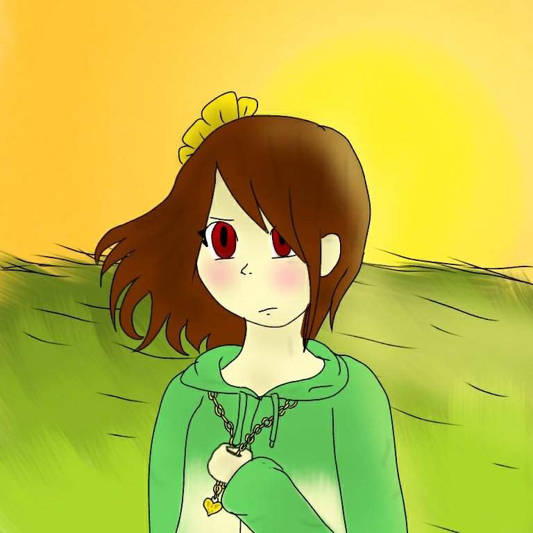 Chara Art In Anime Art Style 3 Undertale Amino