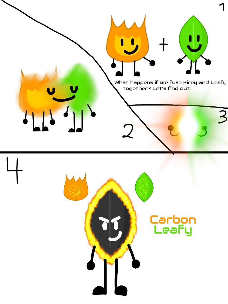 BFB Fusions - Firey + Leafy | BFDI💖 Amino