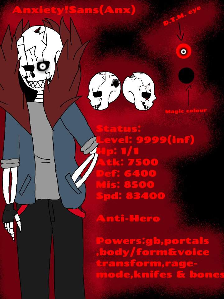 Anxiety Sans Wiki Undertale AUs Amino