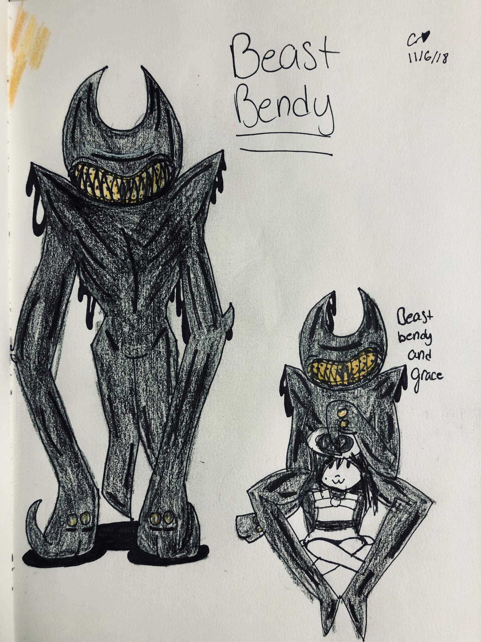 🖤 Beast bendy..🖤 Bendy and the Ink Machine Amino.