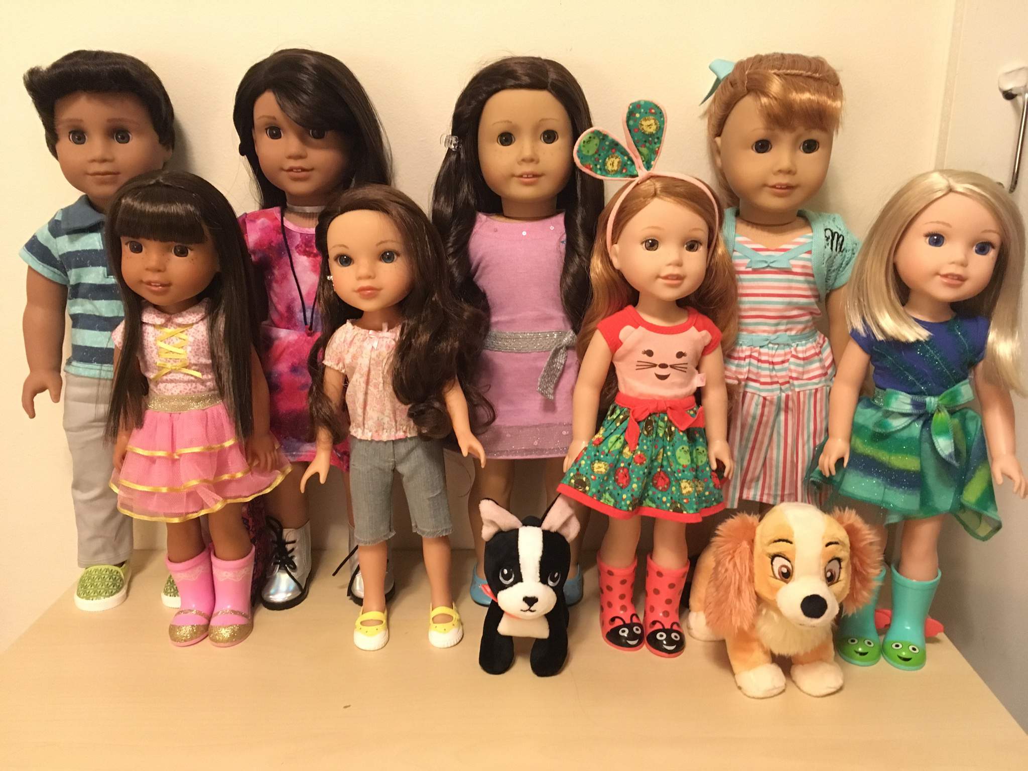 american doll collection