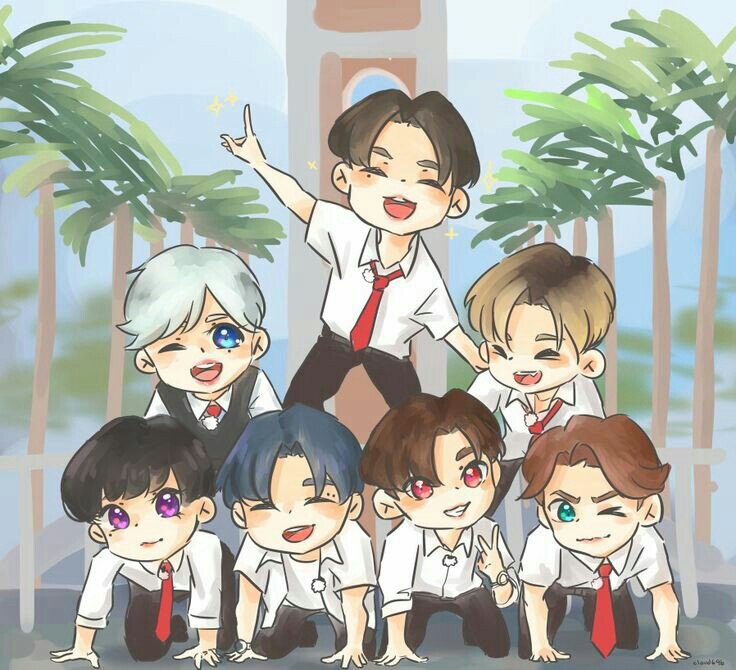 Got7 cartoon | GOT7 Amino