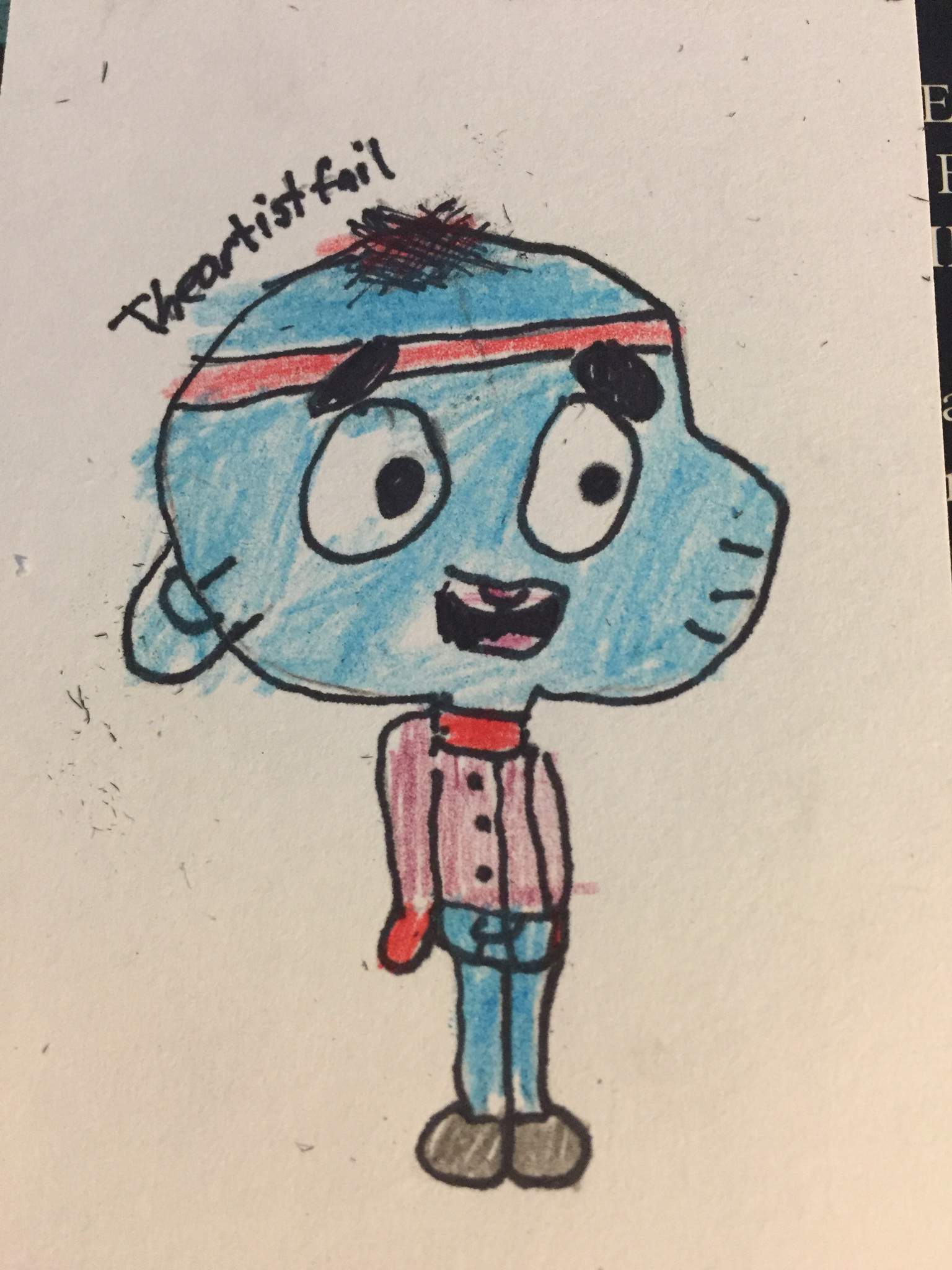 Decided To Draw Gumball As Stan Marsh Amazing World Of Gumball Amino