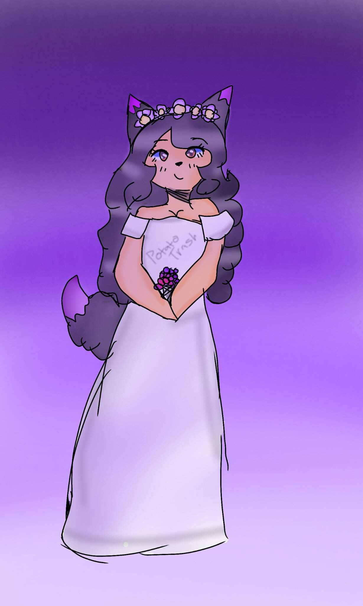 Aph On Her Wedding Day 😭 Aphmau Amino