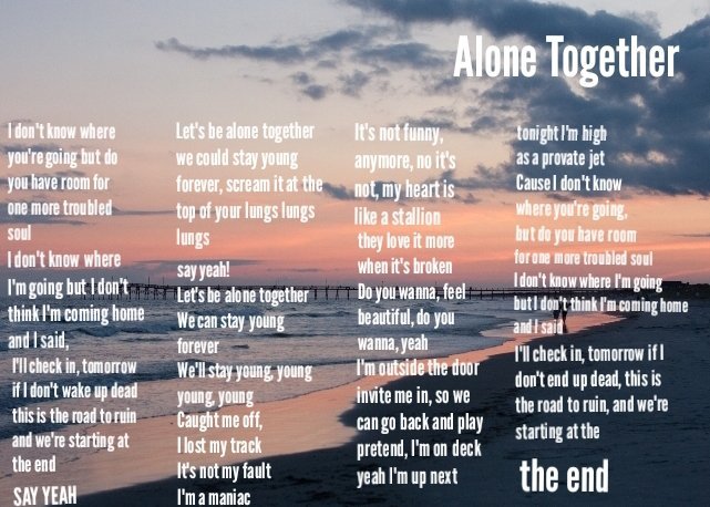Alone Together | Fall Out Boy | FOB Official Amino