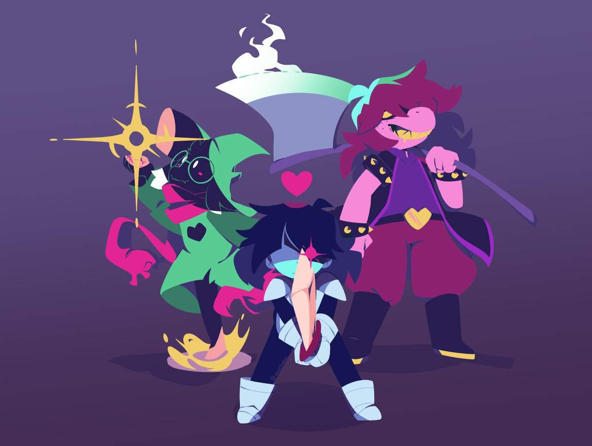 Deltarune is about a Human named Kris and he or she meets a monster named S...