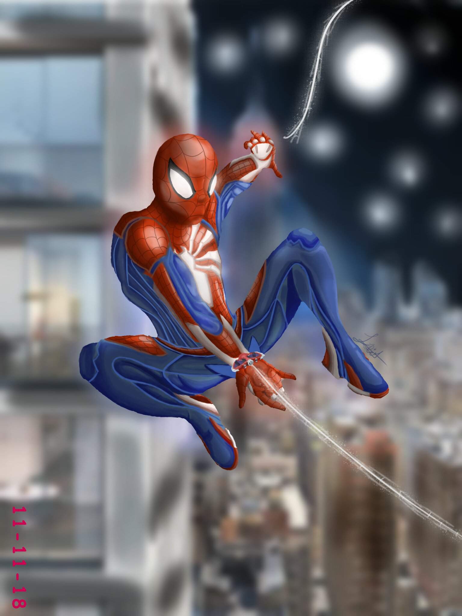 Spiderman swinging as always!!! | Spider-Man Amino