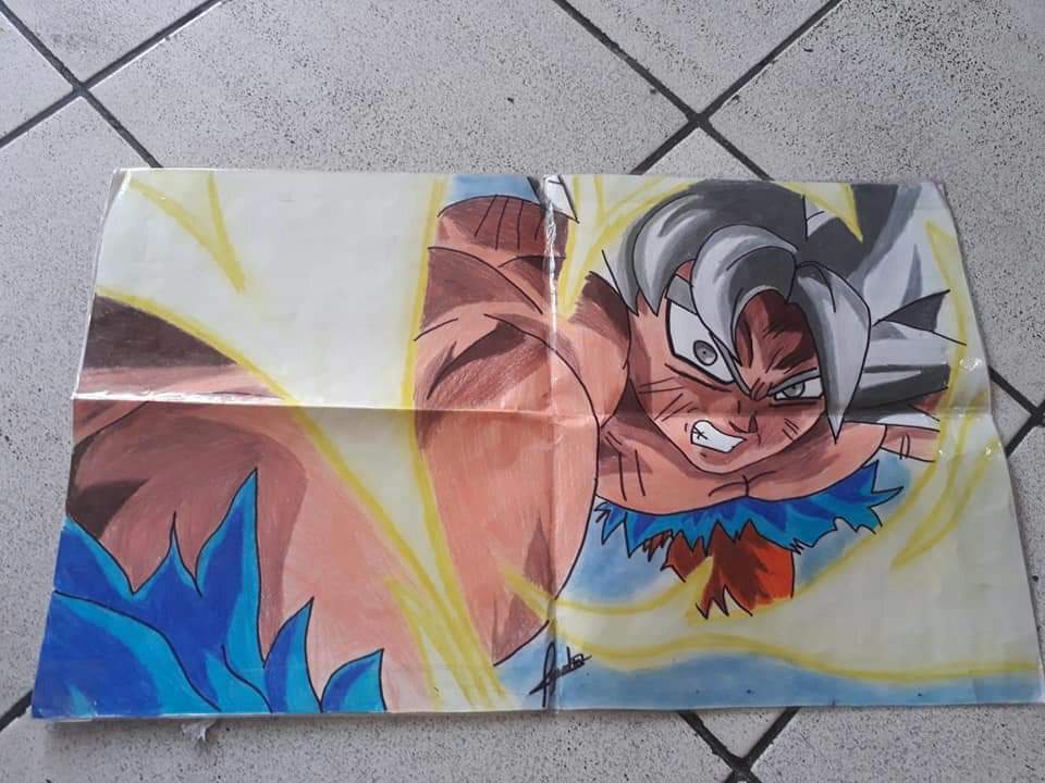 Poster De Goku Golpeando A Jiren | •Arte Amino• Amino