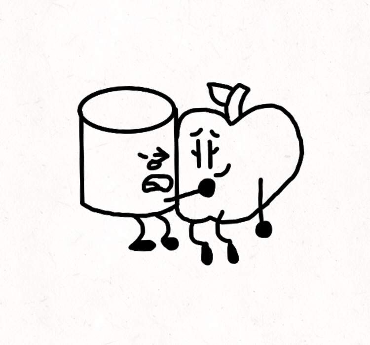 Marshmallow and Apple Inanimate Insanity Amino Amino