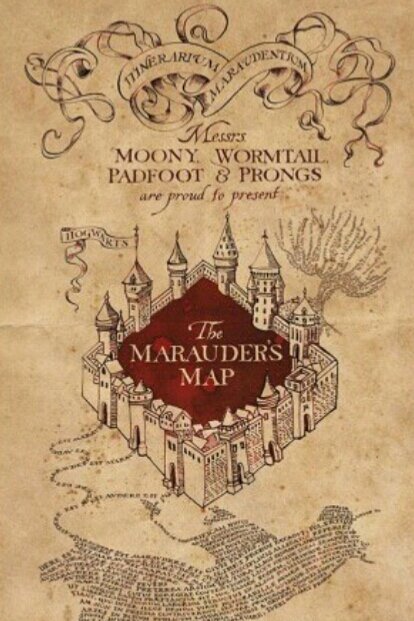 Карта мародеров | Wiki | ⭕Гарри Поттер/ Хогвартс⭕ Amino