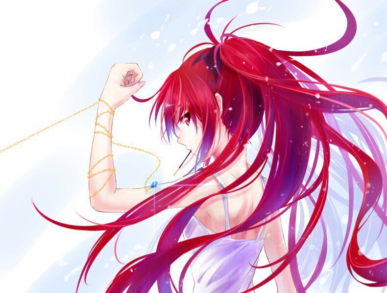 Anime girls with red hair