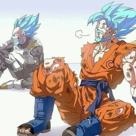 Goku y Vegeta Ssj Blue | DRAGON BALL ESPAÑOL Amino