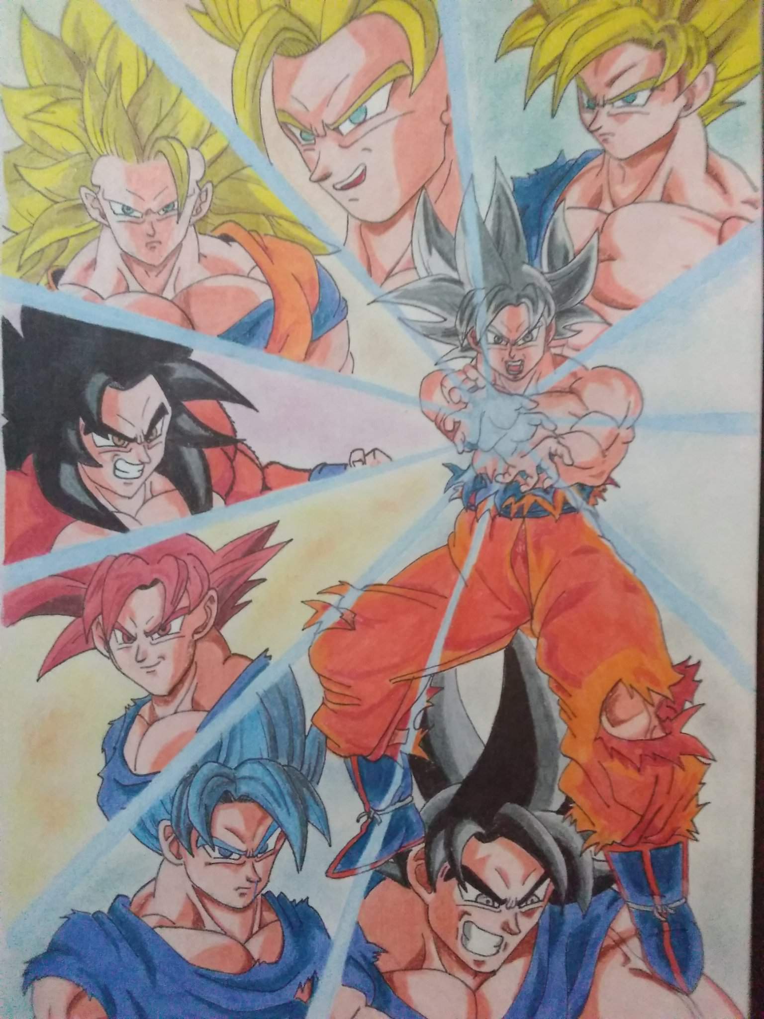 Dibujo Goku Transformaciones | DRAGON BALL ESPAÑOL Amino Dibujo Goku Transformaciones | DRAGON BALL ESPAÑOL Amino
