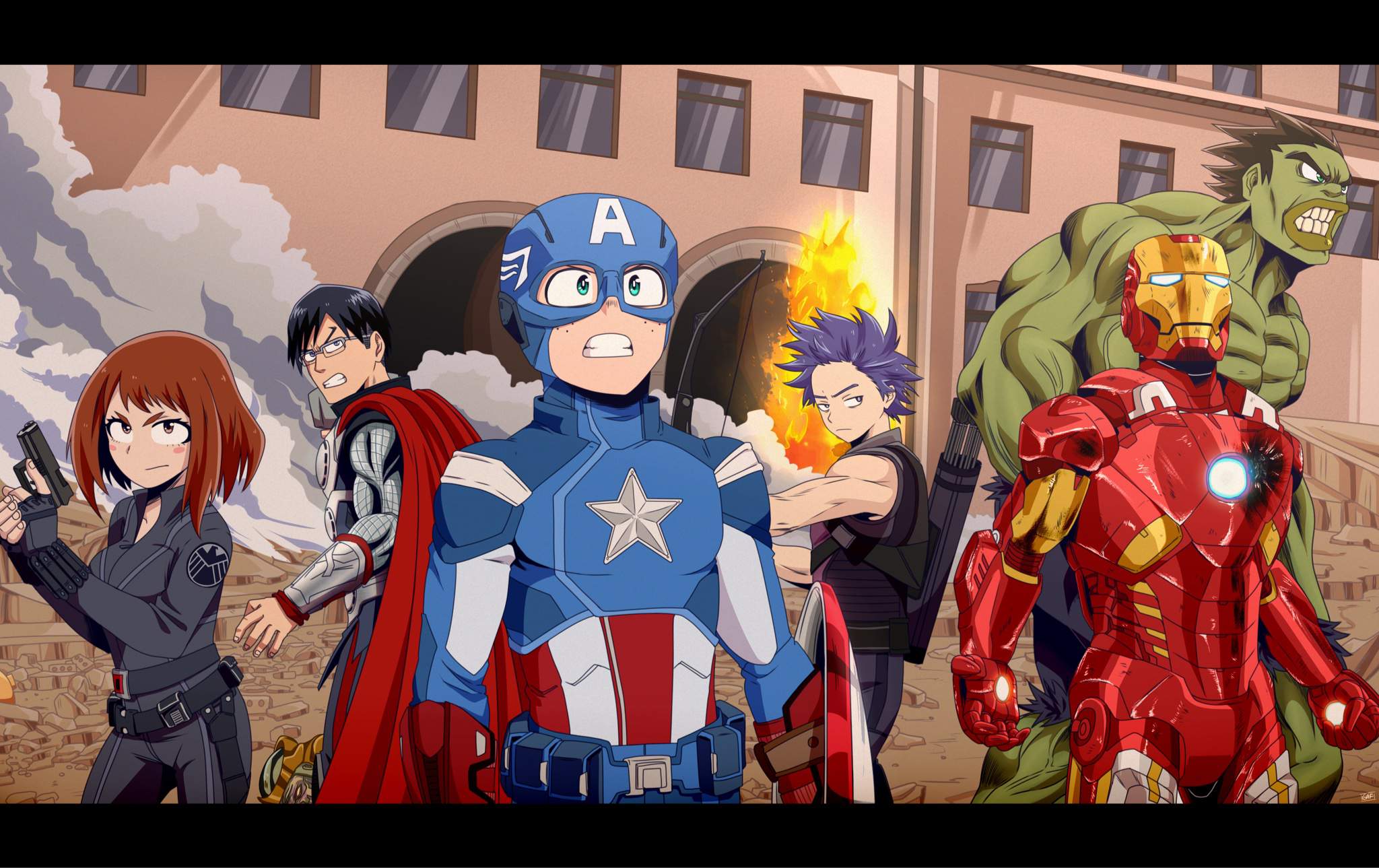 The Avengers: Call it Captain My Hero Academia Amino.