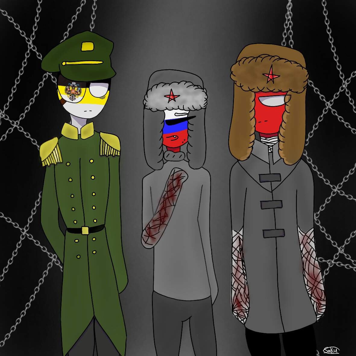 Картинки российская империя countryhumans