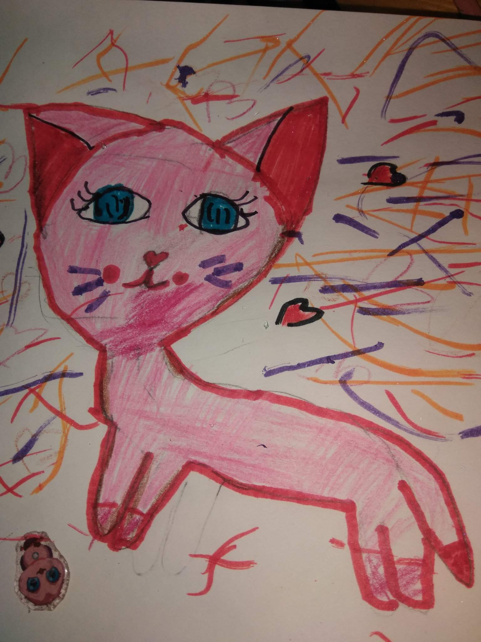 Как рисуют кошку Лану красиво