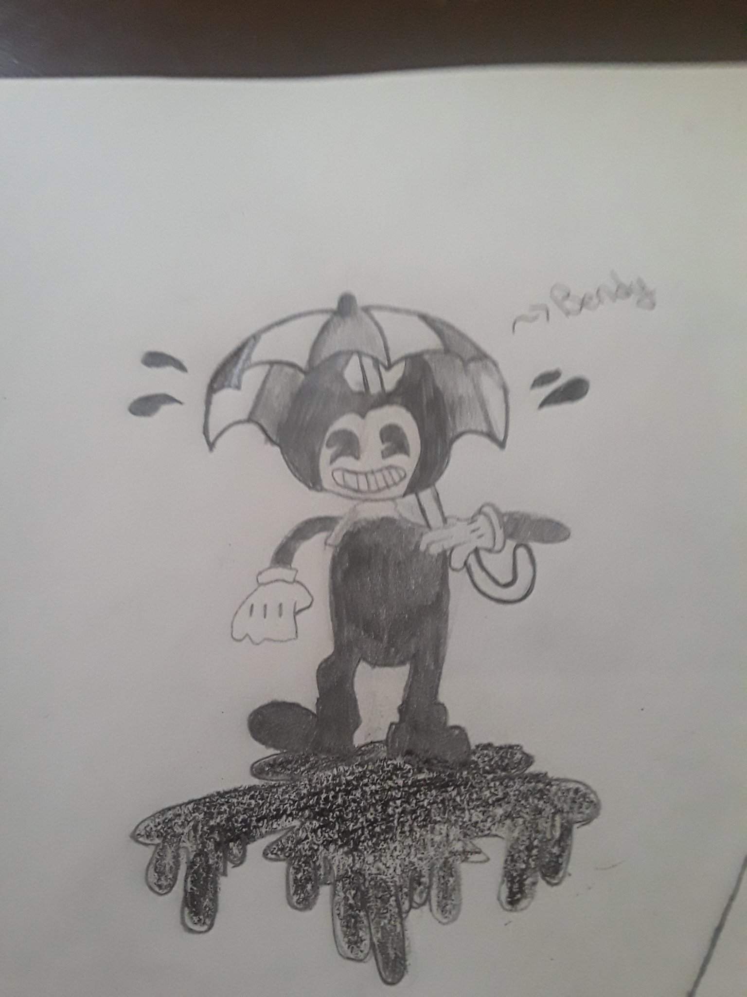 Bendy Under A Umbrella 