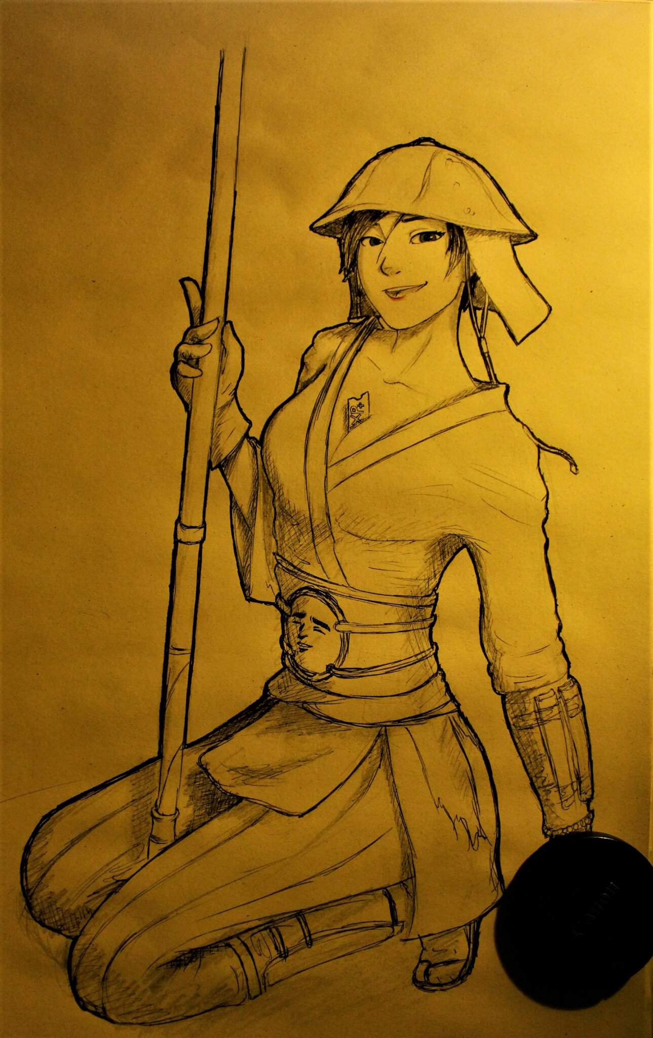 Amazing Nobushi drawing from Beauviolette For Honor Amino.