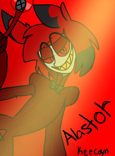 Alastor Fanart Hazbin Hotel Official Amino