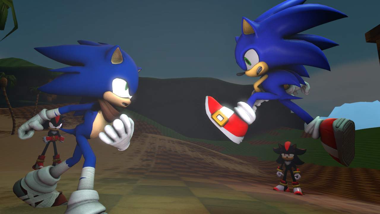 Sonic Vs Boom Sonic! Who Would Win??? | Sonic The Hedgehog! Amino