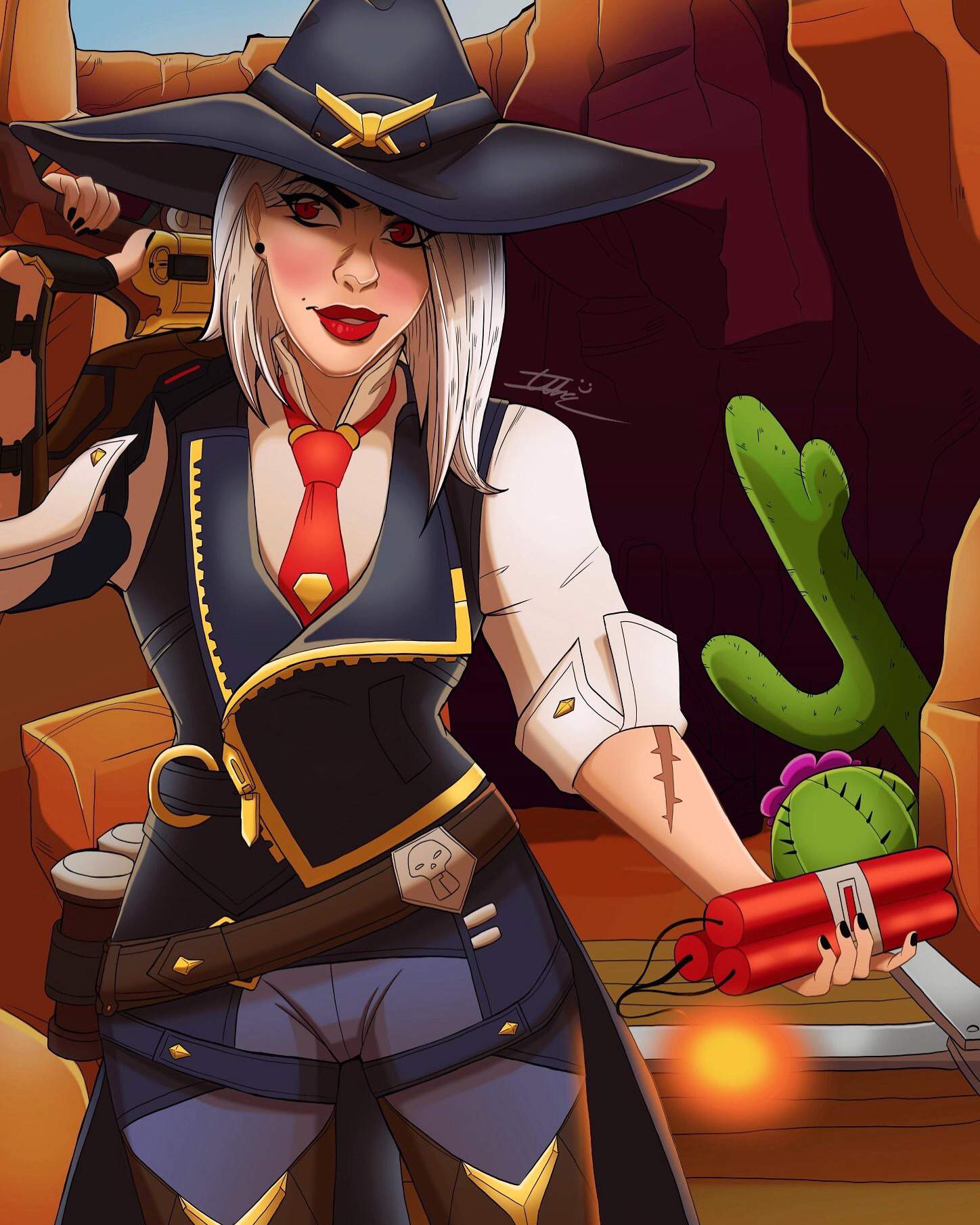 Elizabeth Caledonia Calamity Ashe Overwatch Amino