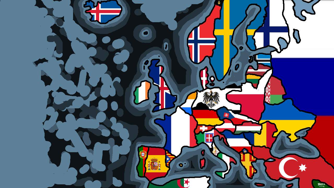 Alternative Map Of Europe | Mapping - Polandball Amino Amino