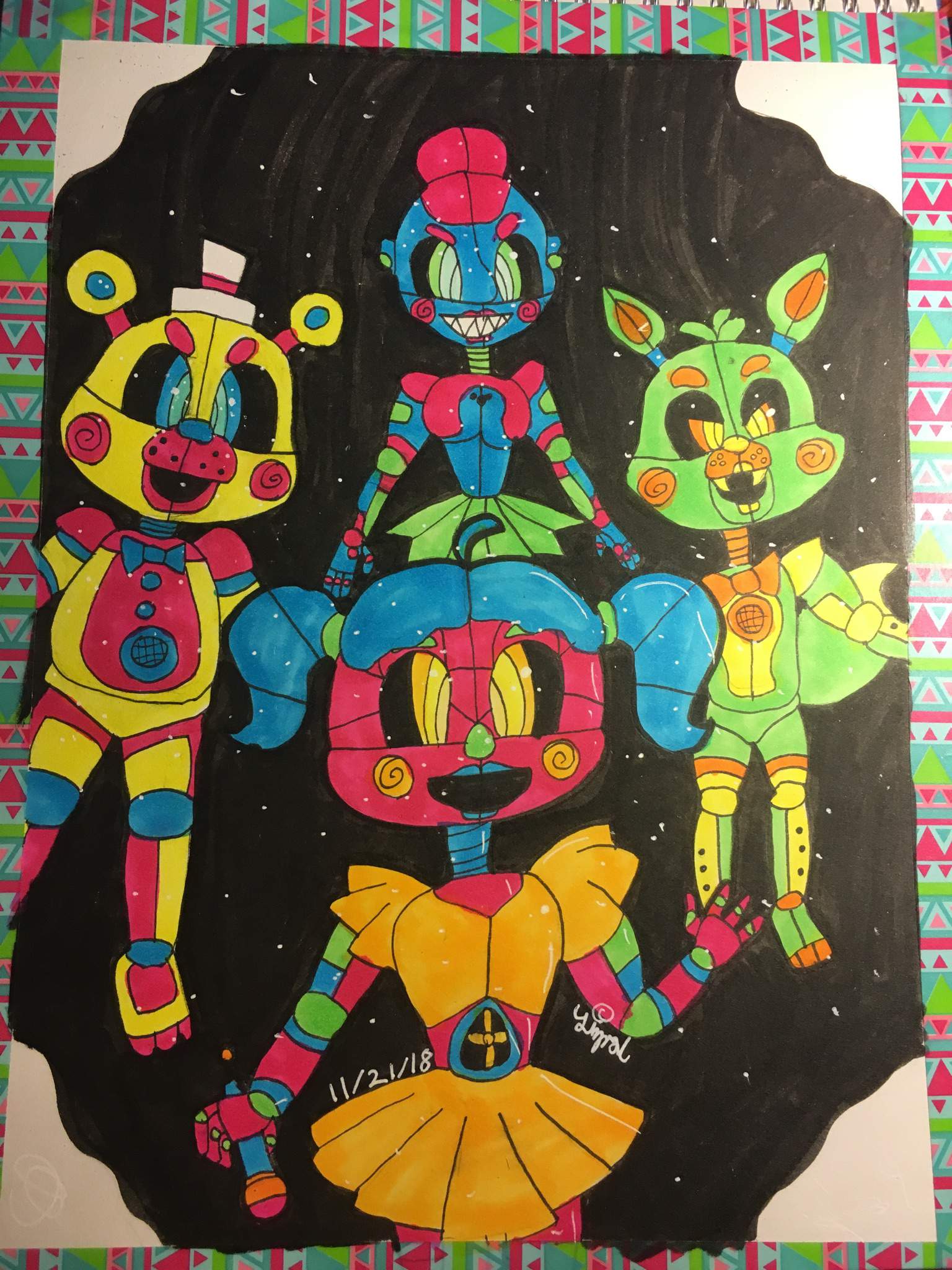 blacklight five nights at freddy's