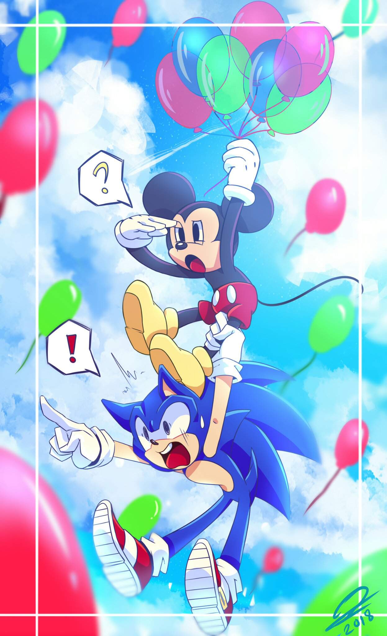 Mickey And Sonic Sonic The Hedgehog Amino