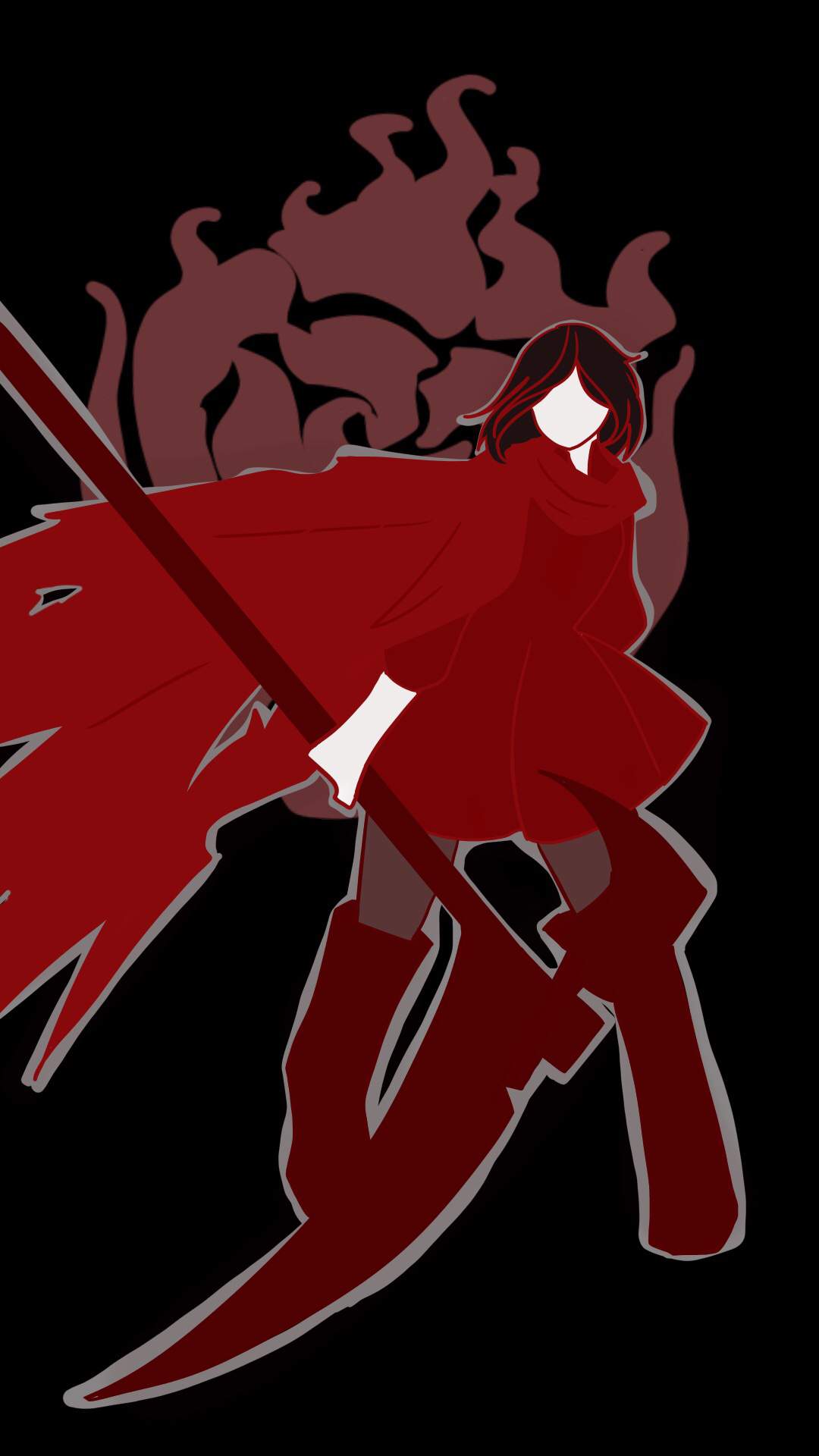 rwby ruby silhouette