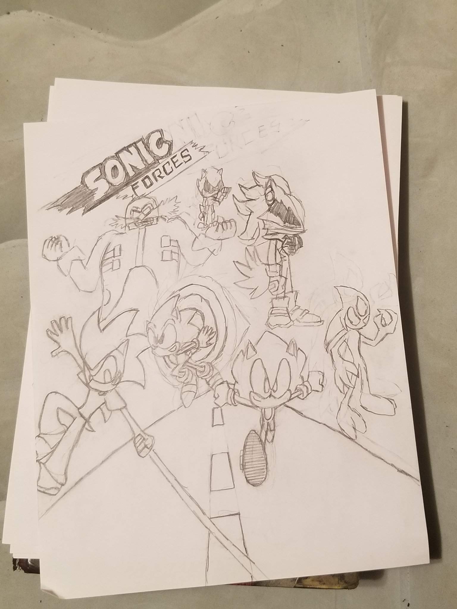 Sonic forces drawing (complete) | Sonic Roleplay Community Amino