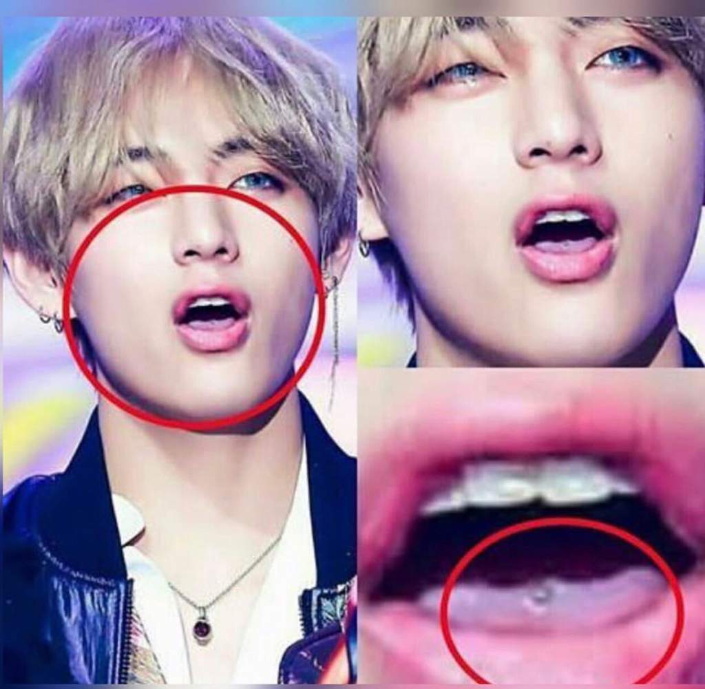 V with a tongue piercing?🤭👀😍 ARMY's Amino