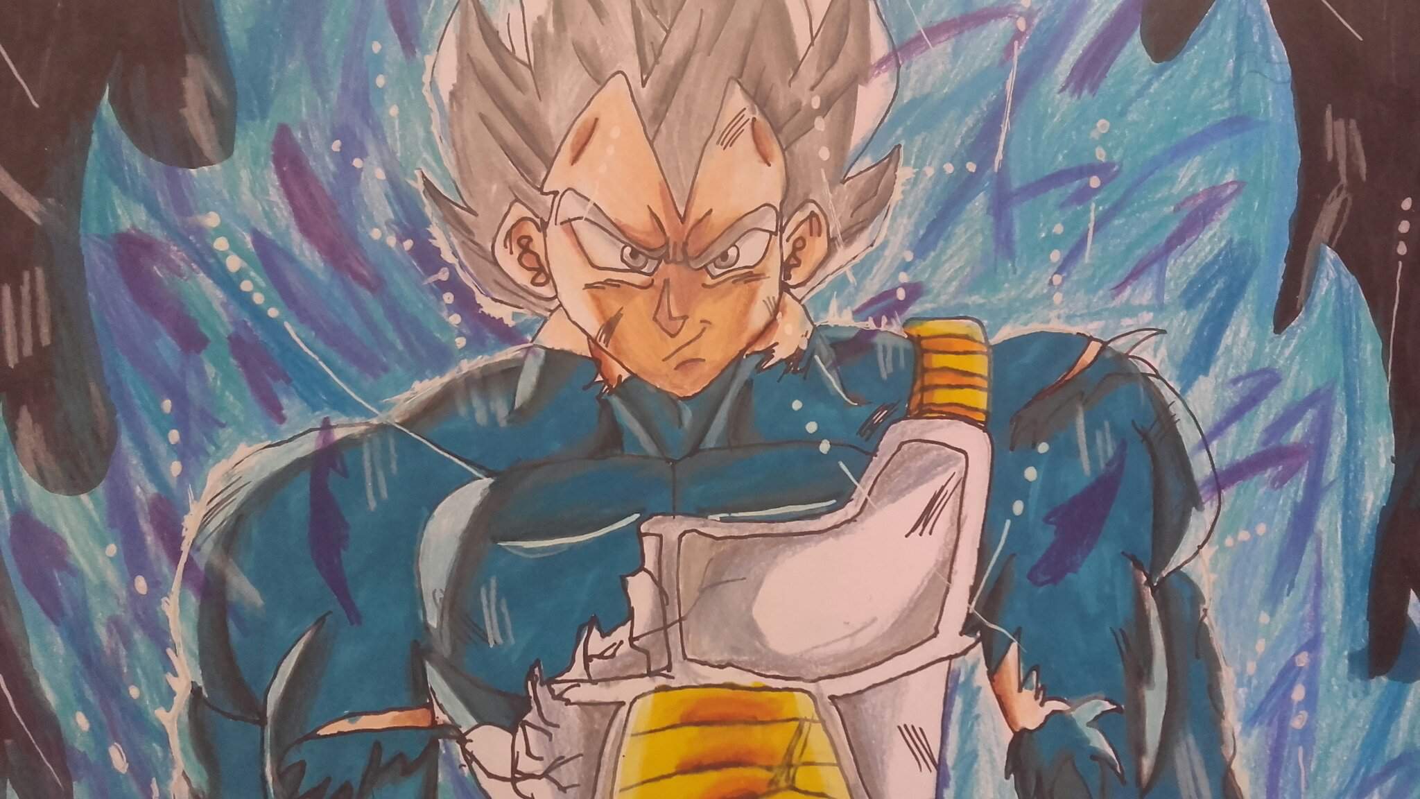 Vegeta Ultra Instinto Dominado •arte Amino• Amino 