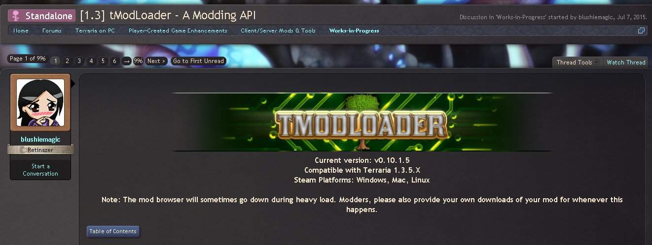 how to tmodloader for terraria