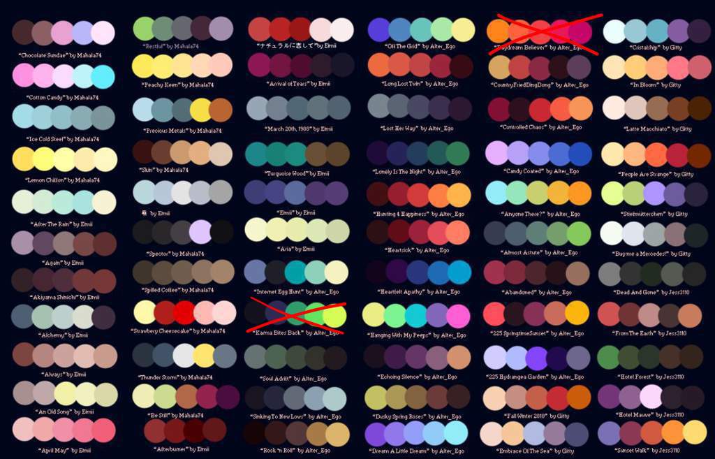 Color Palette Requests Five Nights At Freddys Amino