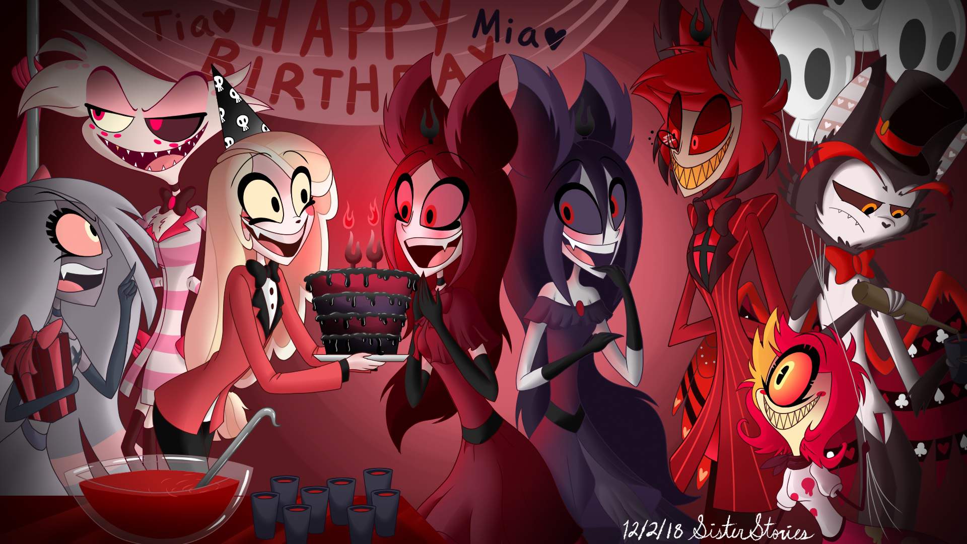 Birthday Surprise Hhocs Hazbin Hotel Official Amino