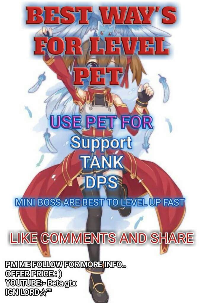 Best way to level pet 1100 Toram Online Amino