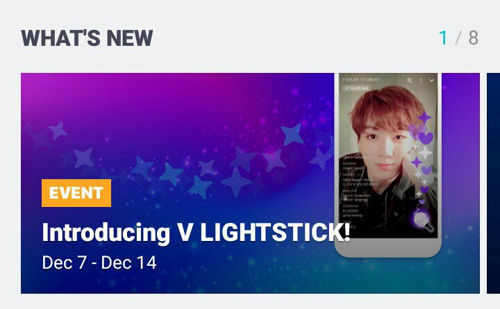 vlive app lightstick why cant i use it