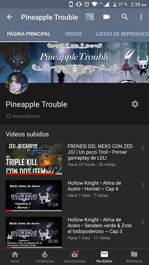 Pineapple Trouble Hollow knight en español Amino