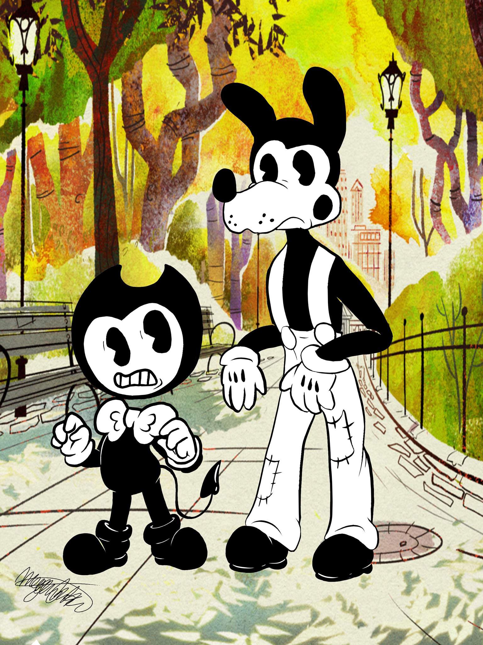 😱 Bendy in Mickey Mouse cartoons 😱 Bendy and the Ink Machine Amino.