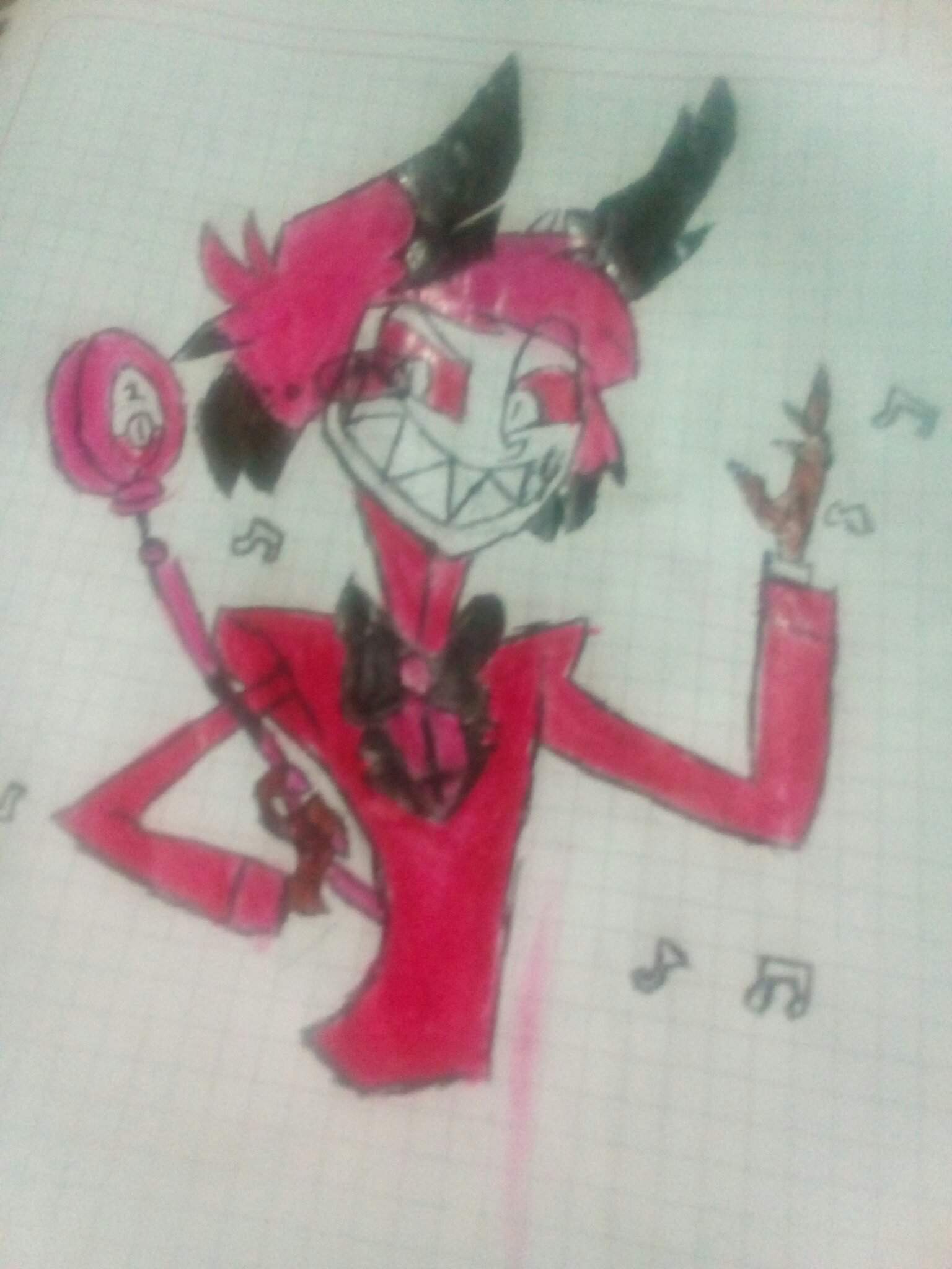 Mi Dibujo De Alastor Hazbin Hotel Amino Español Amino