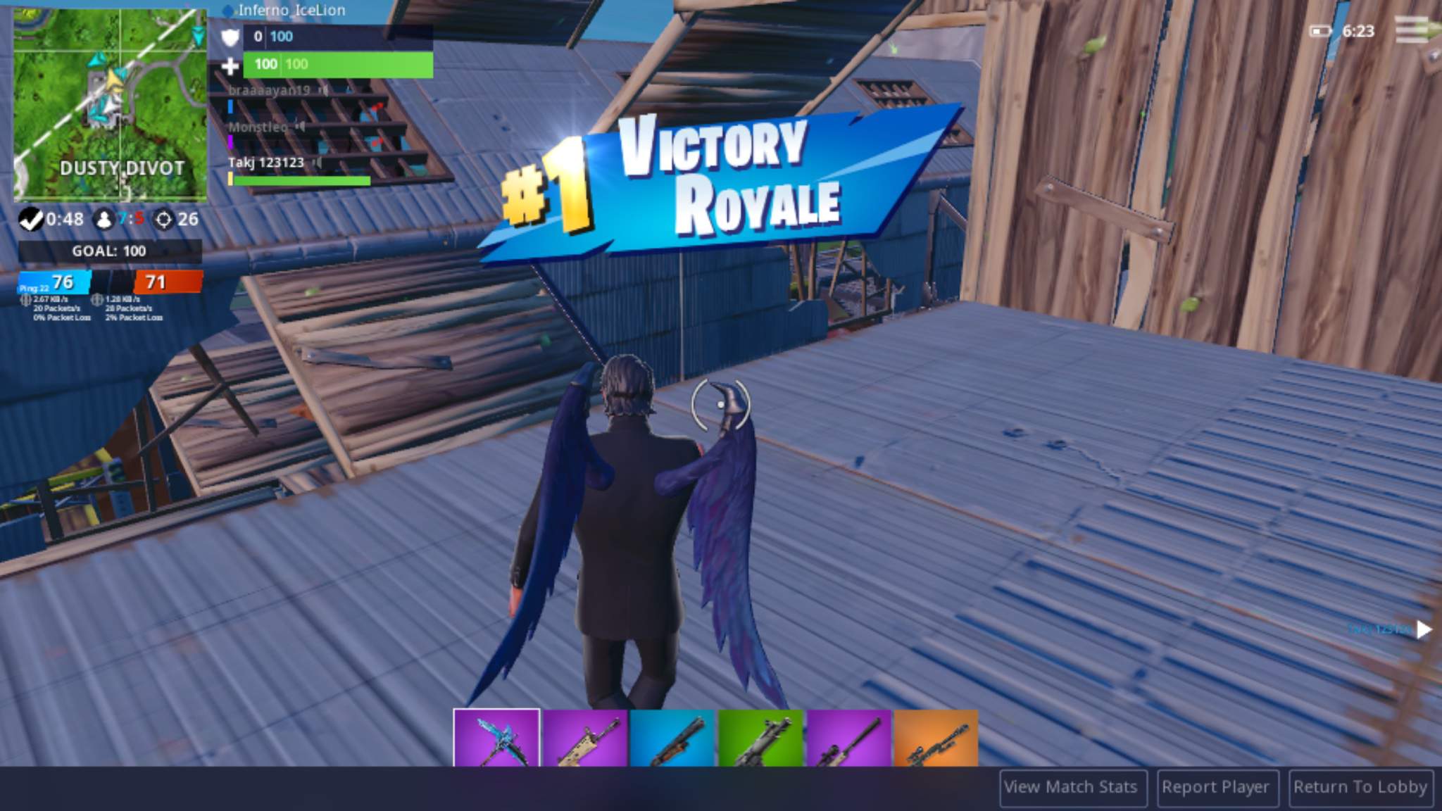 Fortnite Team 76 First Game In Team Rumble Fortnite Mobile Amino