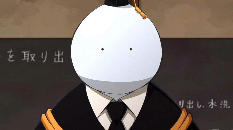Koro sensei white face