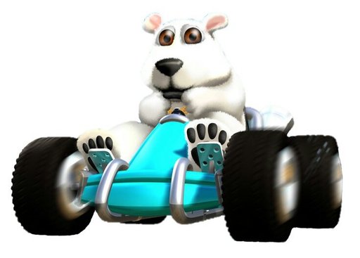 crash bandicoot polar bear plush