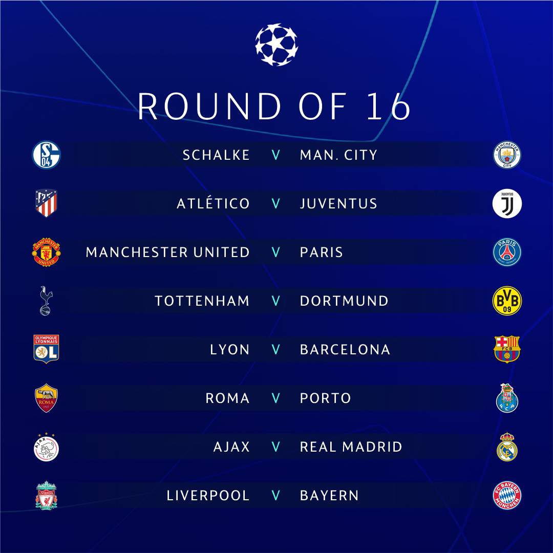 ucl results 2019
