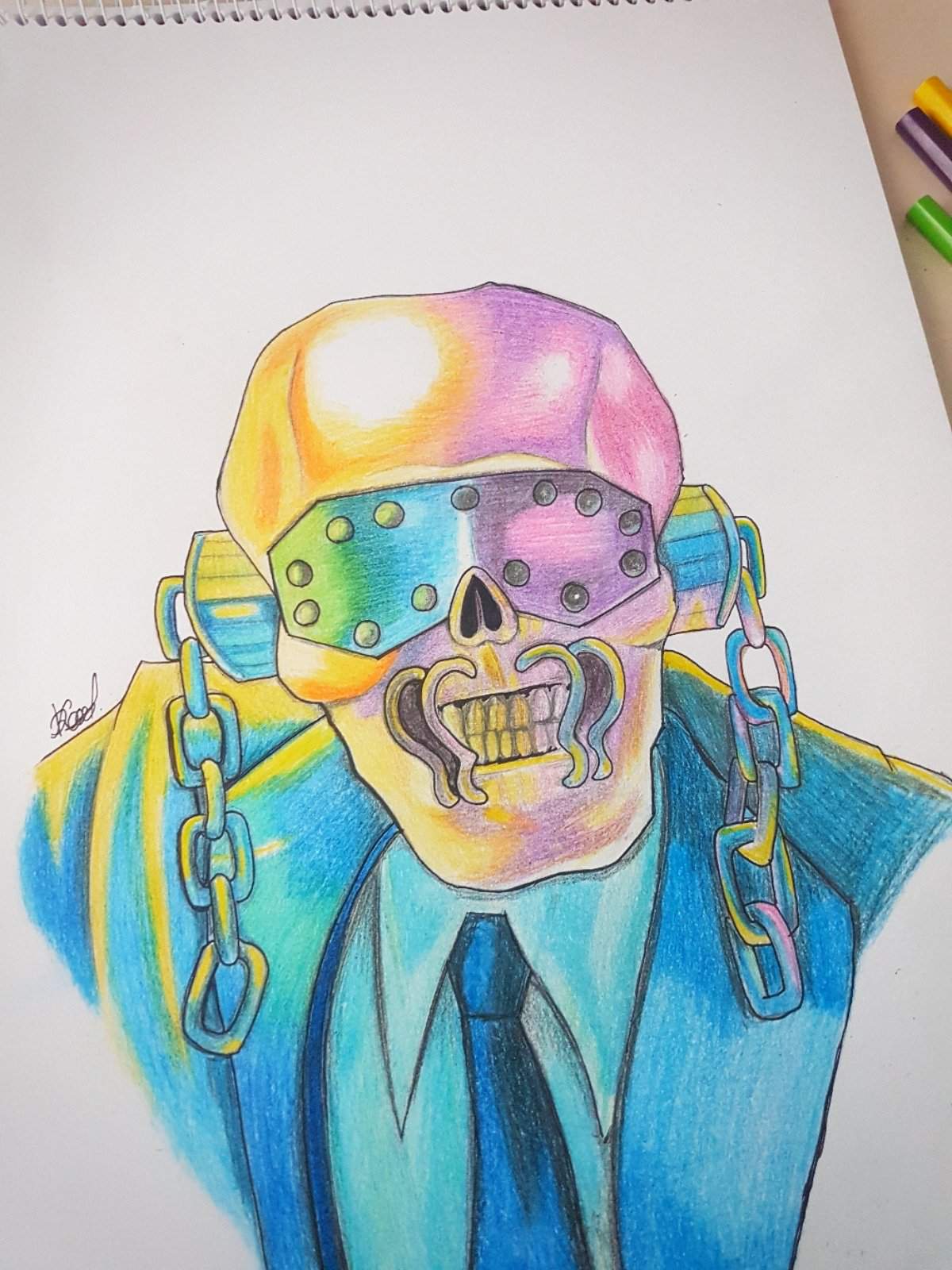 How To Draw Vic Rattlehead